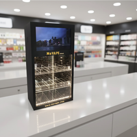Vitrine d'exposition en acrylique avec écran LED et écran publicitaire LED, présentoirs à cigarettes pour magasins de détail