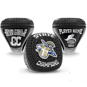 Bagues de champion de football et de baseball personnalisées avec sertissage invisible en alliage - Product Image 1