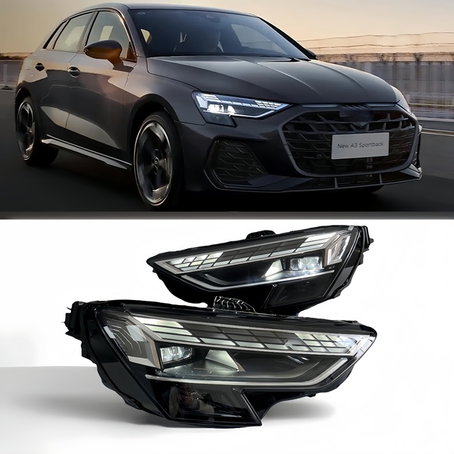 For 2019-2023 Audi A3 Matrix LED Headlamp Dynamic Streamer Turn Signal Plug&Play Auto Headlight Assembly Wholesale Ready Stock