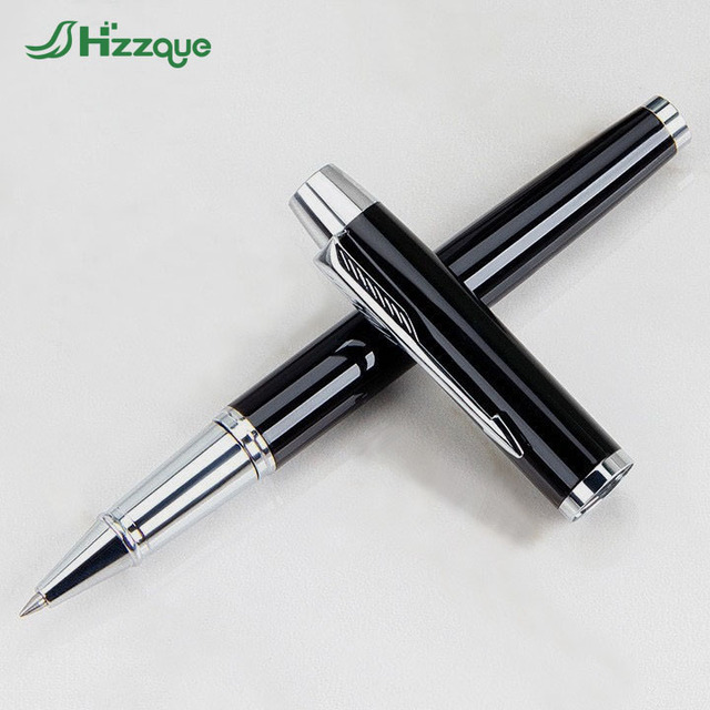Custom Enterprise Lettering 0.5mm Carbon Water Neutral Gel Pen Office Stationery Business Gift Box Wholesale Metal Pen