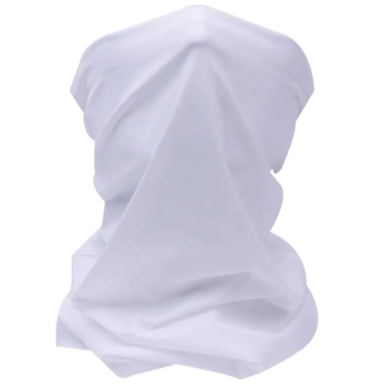 EHUA-Bandana blanca para la cabeza, pañuelo de cuello en blanco, polaina para sublimación personalizada