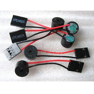 ลำโพงบัซเซอร์สำหรับเมนบอร์ดคอมพิวเตอร์พร้อมสายสีแดงสีดำ 12V 80 มม. - Product Image 1