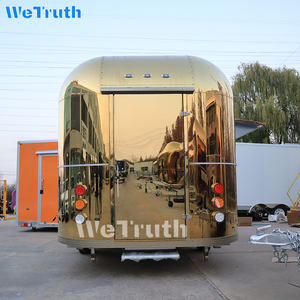 Truk Pizza luar ruangan, Trailer makanan jalan seluler dapur lengkap truk makanan dengan Oven Pizza - Product Image 3