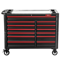 Armoire à outils roulante GATmatic, robuste, modulaire, avec tiroirs verrouillables pour l'organisation du garage des mécaniciens