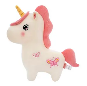 Hisse senedi peluş oyuncak bebek dolması peluş hayvan toplu unicorn peluş