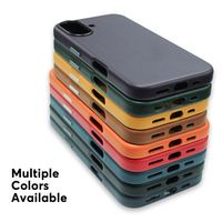 Pour iPhone 16 Plus PU cuir PC Anti jaune étui de téléphone portable antichoc
