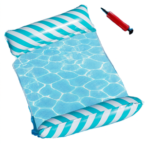 Maxfree Inflatable Floating Lounge Chair <b>Foldable</b> Air <b>Mattress</b> PVC Floating Raft Water Hammock A-shaped Board - Product Image 1