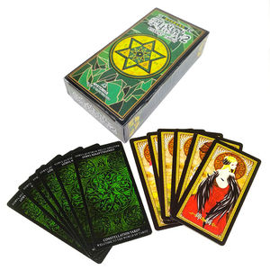 Custom Matroos Moon Mooiste Holgrafische <span class=keywords><strong>Tarot</strong></span> Gamekaarten Ontwerp Afdrukken Heilige Grail <span class=keywords><strong>Tarot</strong></span> Deck 78 Tarotkaarten - Product Image 6