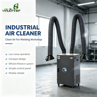 Collecteur de fumées de soudage à double bras haute aspiration 2,2 kW, vente directe usine