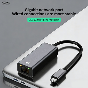 Adaptateur USB Type C vers <span class=keywords><strong>Ethernet</strong></span> 2.5G avec indicateur LED, convertisseur réseau filaire haute vitesse pour ordinateur IOS, scanner de codes-barres, caméra - Product Image 4