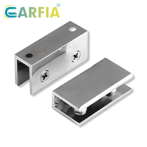 Supports de fixation rectangulaires en verre pour portes de douche, pinces de support d'étagère, connecteurs de quincaillerie pour meubles et armoires - Product Image 5
