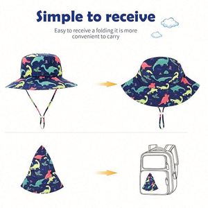 Chapeau Bob Enfant Personnalisé avec Logo, Protection Solaire, Séchage Rapide, Imprimé, Chapeau de Pêcheur d'Été à Large Bord pour la Plage, Vente en Gros - Product Image 6