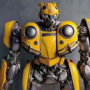 Al Aire Libre gigante Optimu Prime 3D transformador Robot escultura transformador para niños tamaño real película estatuas héroe estatua para la venta - Product Image 1