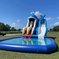 Articles de location pour événements, installations aquatiques gonflables, piscine gonflable multicolore