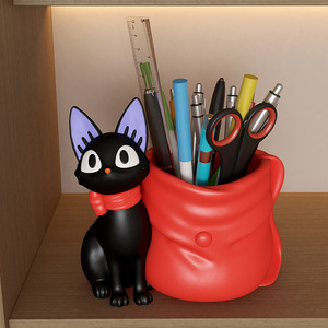 Servicio <span class=keywords><strong>de</strong></span> Entrega <span class=keywords><strong>de</strong></span> <span class=keywords><strong>Kiki</strong></span>, Portalápices con Forma <span class=keywords><strong>de</strong></span> Gato Jiji, Caja <span class=keywords><strong>de</strong></span> Almacenamiento <span class=keywords><strong>de</strong></span> Resina, Artículo Decorativo <span class=keywords><strong>de</strong></span> Gran Capacidad para Salas <span class=keywords><strong>de</strong></span> Estudio y Oficinas - Product Image 1