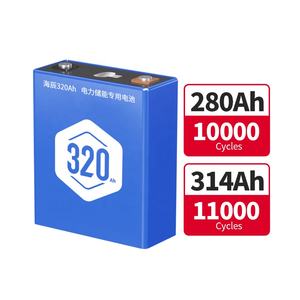 แบตเตอรี่ลิเธียมไอออน Hithium Lifepo4 3.2V 314Ah 320ah 330Ah 12000 รอบ สำหรับชุดแบตเตอรี่โซลาร์ 12V 48V - Product Image 1