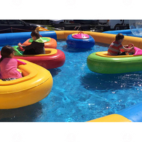 PVC Aufblasbares Bumper-Boot mit 12V 55AH Batterie Sicher und Langlebig für Kinder und Erwachsene Wasserspaß im Schwimmbad