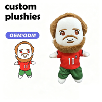 Peluche personnalisée, costume de mascotte en peluche sur mesure, personnage de football en peluche OEM pour la promotion d'événements sportifs