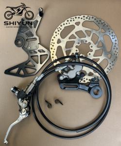 Ensemble d'étrier <span class=keywords><strong>de</strong></span> <span class=keywords><strong>frein</strong></span> arrière pour vélo électrique <span class=keywords><strong>de</strong></span> motocross SURRON Lightbee Ultrabee à double piston noir - Remplacement pour Quadzilla - Product Image 3