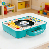 Jouet musical éducatif pour bébé en plastique, console DJ simulée et gramophone pour nourrissons, jouet rythmique éducatif avec effets sonores