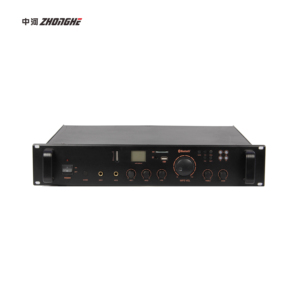 Sistema de sonido estéreo profesional al por mayor de 250W, amplificador de mezcla de dirección PA de audio de 4 zonas, W - Product Image 1