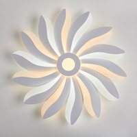 Plafonniers LED modernes en acrylique pour chambre et salon, alimentation CA, indice de protection IP33