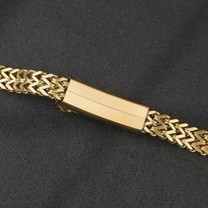 สร้อยข้อมือสแตนเลสสตีลผู้ชายแฟชั่น ดีไซน์หัวสิงโต สไตล์เรโทร เรียบง่าย ทันสมัย - Product Image 4