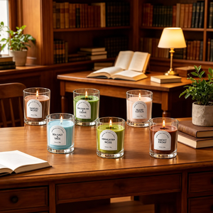 6 Fragrance <b>Scented</b> Candles Set Soy <b>Wax</b> Glass Jar Aromatherapy Candles for Home Relaxation - Product Image 4