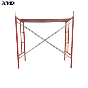 Set completo di ponteggi in acciaio per impieghi gravosi con ringhiera di protezione e morsetti per la costruzione di edifici a più piani - Product Image 5