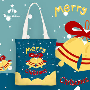 Bolsa de Lona con Diseño Navideño 2026, para Niños y Niñas, para las Cuatro Estaciones, con Diseño de Papá Noel y Muñeco de Nieve, Estilo Urbano y Sencillo - Product Image 1