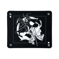 Tapis de souris de jeu ATK Knight Zodiac Horse édition limitée, base en Poron souple de 4 mm, bord encastré, microfibre antidérapante pour jeux FPS