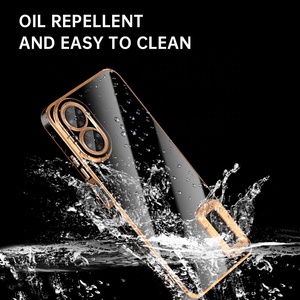 Sang Trọng Tempered Glass Mạ Trường Hợp Đối Với Samsung S21 Siêu S22 Cộng Với Mềm Khung Máy Ảnh Ống Kính Bảo Vệ Điện Thoại Bìa Cho <span class=keywords><strong>Galaxy</strong></span> S21 - Product Image 4