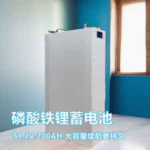 แบตเตอรี่เก็บพลังงาน LiFePO4 51.2V แบบติดผนังสำหรับระบบออฟกริด พร้อมพอร์ตสื่อสาร RS485 - Product Image 5