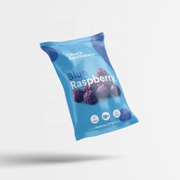 Sacs d'emballage de pochette d'oreiller à joint arrière imprimés personnalisés sacs de croustilles en plastique de qualité alimentaire popcorn laminé en aluminium