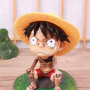 XR 13cm Anime Pièce <span class=keywords><strong>Chapeau</strong></span> <span class=keywords><strong>De</strong></span> <span class=keywords><strong>Paille</strong></span> Bandage Luffy Cry PVC Action <span class=keywords><strong>Manga</strong></span> Collection Modèle Figurine Enfants Jouets Poupée Une Figure - Product Image 4