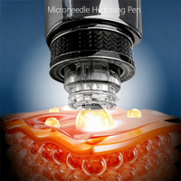 Máscara Facial Hidratante No Invasiva de Venta Caliente, Material ABS, Tecnología de Silicio Monocristalino 3 en 1, Cuidado Seguro