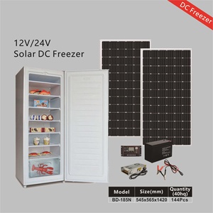 12V/24V Solar Powered Refrigerator Small Horizontal DC Frozen Water <b>Freezer</b> for Household and Outdoor Use Battery Operated - Product Image 6