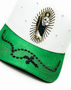 Nouvelle Casquette de Baseball en Tissu Dobby Terry San Judas Tadeo, Modèle 2026, avec Broderie 3D, Épingle Métallique Croix, NFC et Étiquette, Doublure en Satin - Product Image 3
