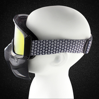 Lunettes de motocross teintées pour hommes Lunettes de moto avec masque