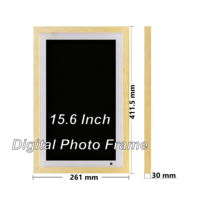 Cadre photo numérique Wi-Fi avec lecteur vidéo et publicité LCD 15.6, 21.5, 32, 43 pouces, personnalisable avec logo d'usine - Guangdong