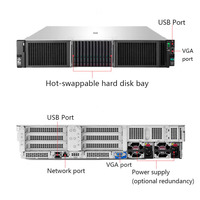 Servidor de Alto Rendimiento HPE DL380 Gen11, Computadora de Servidor en Rack 2U, Intel Xeon de 4.ª Generación, Servidor de Centro de Datos Empresarial