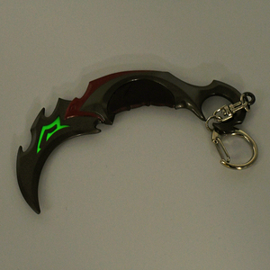 Conception populaire 12cm Mini Valorants Jouet Porte-clés VALOR <span class=keywords><strong>Couteau</strong></span> Pistolets Porte-clés Avec Lumineux - Product Image 5