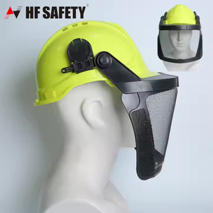 Hengfa HF415 Cascos de seguridad de construcción resistentes a impactos con protectores faciales para sitios de trabajo - Product Image 3