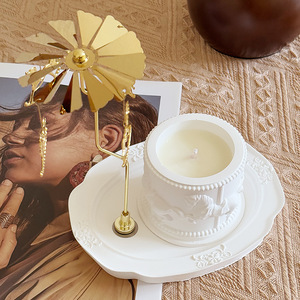 Carousel Scented Candle with <b>Soybean</b> Mixed Wax for Home Long-Lasting High-End Atmosphere Gift - Product Image 5