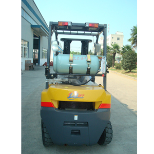 New TCM phong cách LPG xe nâng 2.5ton 3M 4.5m 6M Triplex mast fg25t khí tự động LPG nhiên liệu kép với CE chứng nhận - Product Image 5