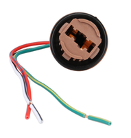 Soporte de bombilla LED para coche de nueva condición, adaptador de conector de extensión de arnés de cableado T5 T10 Led H4 1157 7440 7443 3156 3157 enchufe BA15S