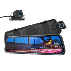 Зеркало-видеорегистратор Loosafe CarView 2, 10 дюймов, с двумя объективами, Full Black Box HD 1080P, с камерой заднего вида