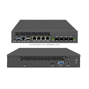 MiniTree Pare-feu, passerelle matérielle, serveur de sécurité, Mini <span class=keywords><strong>1U</strong></span>, 9,5 pouces, montage en rack, N150 N305, RJ45 COM, DDR5, NVME SSD, 2/4 10G SFP - Product Image 3