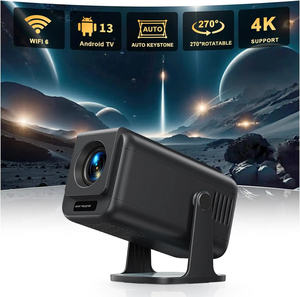 YDH-V1 1080P 500 ANSI Lumens projecteur vidéo à domicile 4K noir Auto Vertical Android 13 système d'exploitation projecteur extérieur - Product Image 6