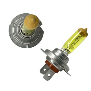 Bombilla halógena para faro de <span class=keywords><strong>coche</strong></span> H7 12V 100W con revestimiento amarillo, la mejor calidad para coches universales. - Product Image 1